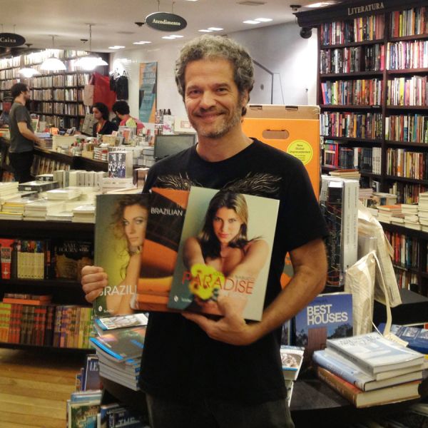 With the 3 books at Travessa Bookstore - Rio, 2013