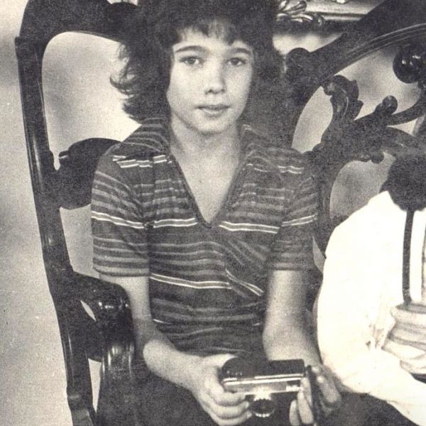 At age of 10 with first camera Kodak Instamatic