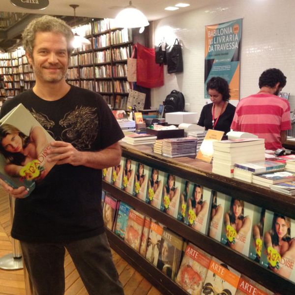 At Travessa Bookstore with book "Paradise" - Rio 2013