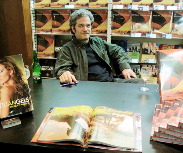 At book launch in FNAC, São Paulo, 2012