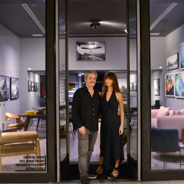 With Deyse Krieger, at Cinza Photogallery, Rio, 2018