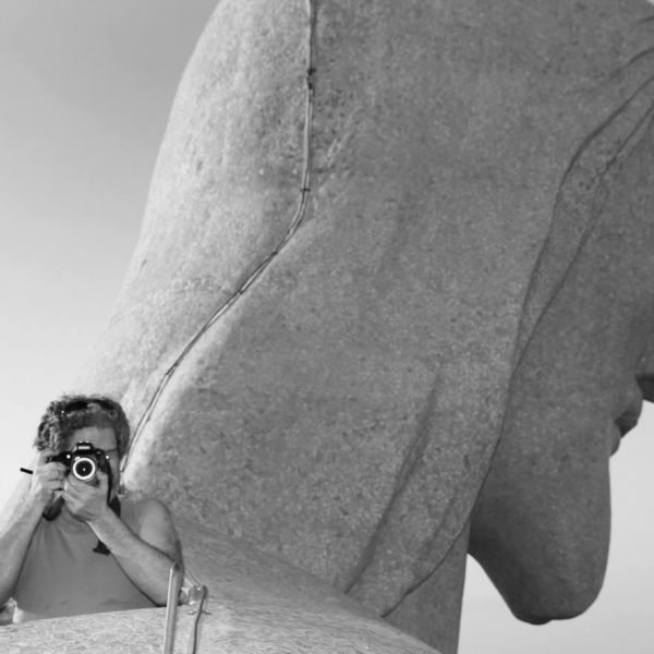 Shooting at the top of Christ the Redeemer, Rio de Janeiro, 2014